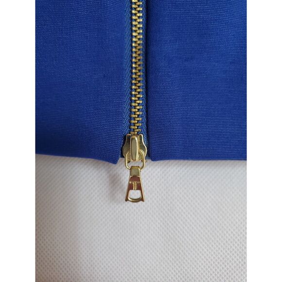 Brand New Trina Turk Double Zip Back Short Pencil Skirt Lined Size 6 Secretary - Picture 6 of 10